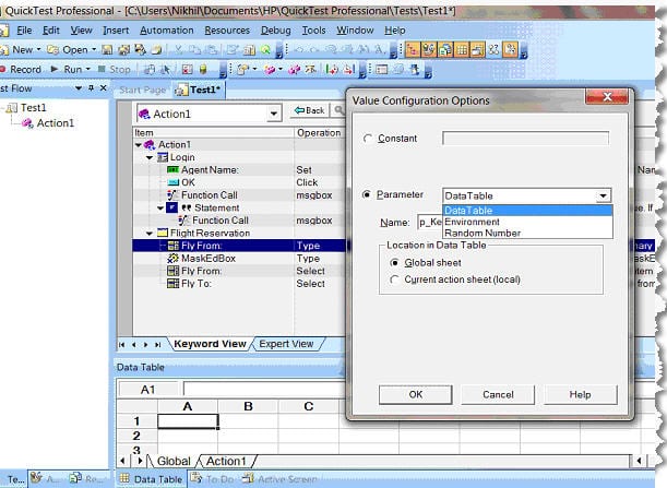 Value configuration option