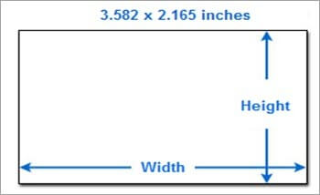 Standard Business Card Size Country Wise Dimensions And Images