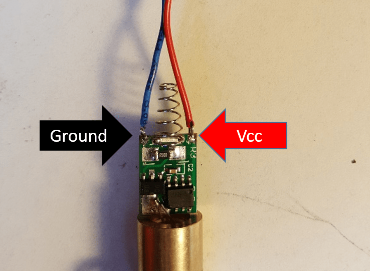 Laser Module Green Com 09906 Sparkfun Electronics