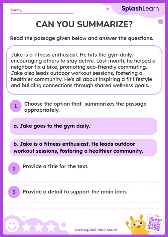 Reading worksheets for 4th graders online