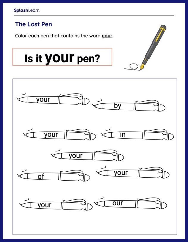 grade 1 reading worksheets online splashlearn