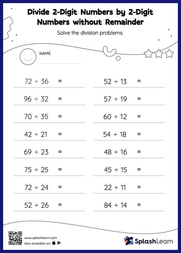 Division worksheets for kids online
