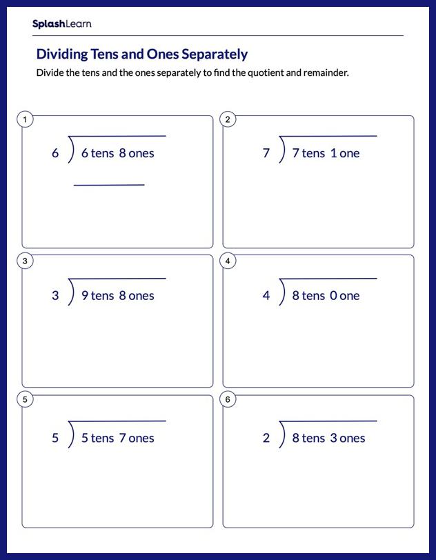 division worksheets for 3rd graders online splashlearn