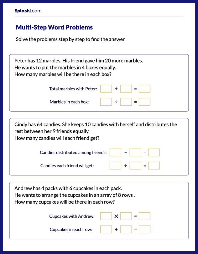 division worksheets for 3rd graders online splashlearn
