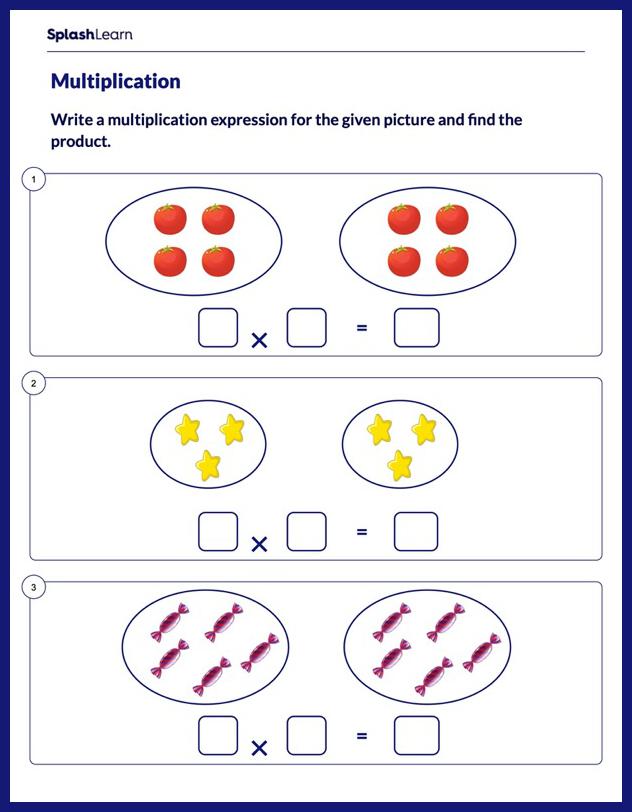 Represent Equal Groups As Multiplication Math Worksheets - Modern High Resolution Gradient Images | Free Download