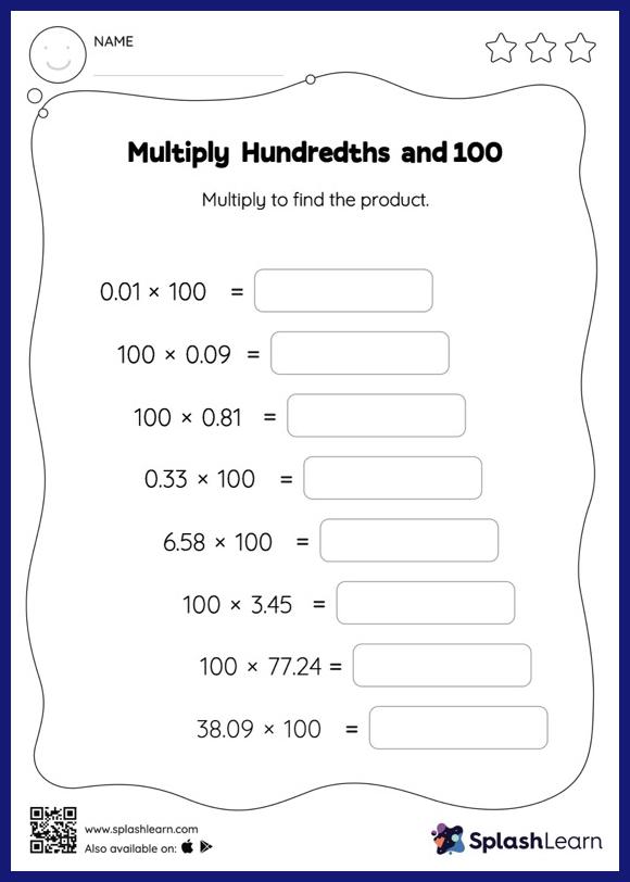 decimals worksheets for kids online splashlearn