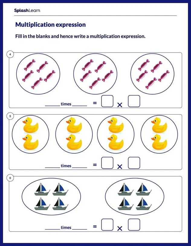 Represent Equal Groups As Multiplication Worksheet - Incredible Gradient Picture - Retina