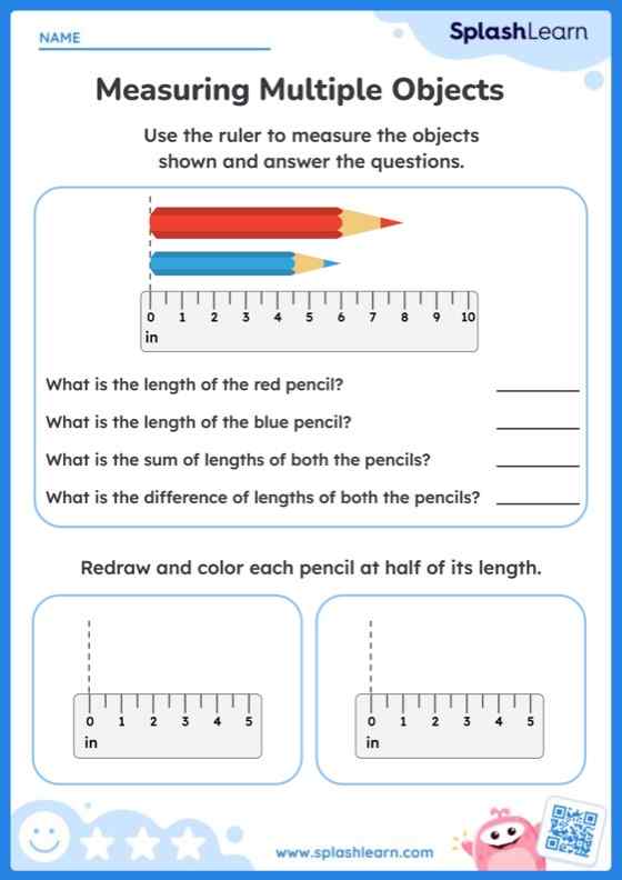 Measuring Different Objects M And Cm Teaching Resources - Modern Abstract Texture - Ultra HD
