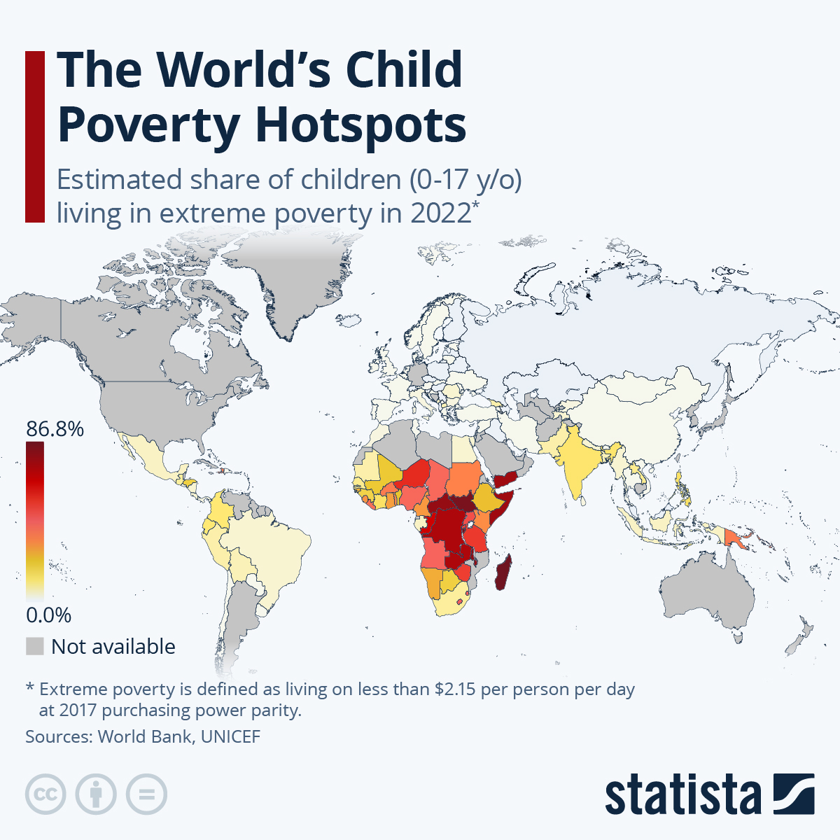 Chart The World S Child Poverty Hotspots Statista 33286 