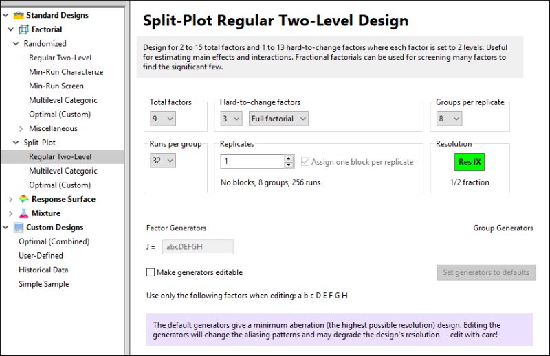 Stat Ease V22 0 Tutorials Split Plot Two Level Factorial - Premium Mountain Illustration Gallery - Ultra HD