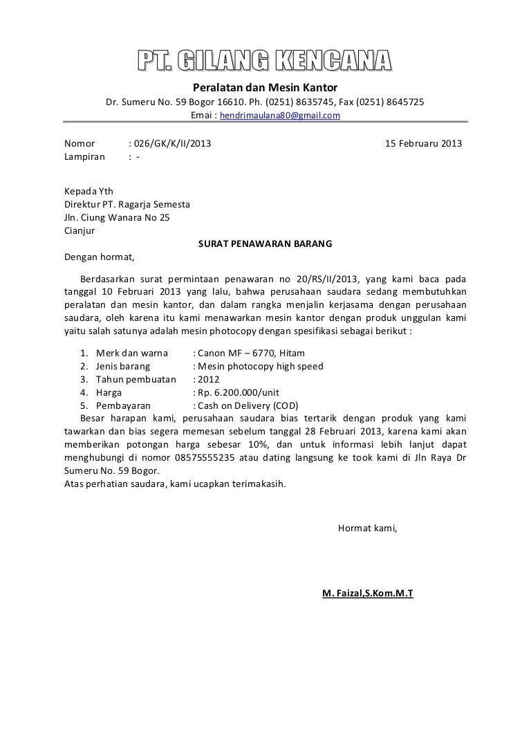 Check spelling or type a new query. Ruang Ilmu Contoh Balasan Surat Penawaran 25 Contoh Surat Niaga Penawaran Pemesanan Perkenalan Contoh Surat Nah Surat Ini Dibuat Karena Ada Suatu Permintaan