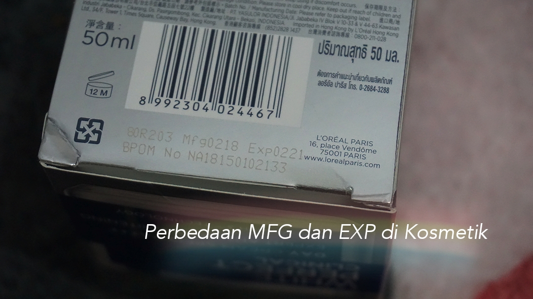 Perbedaan MFG dan EXP - Urmilamile’s World