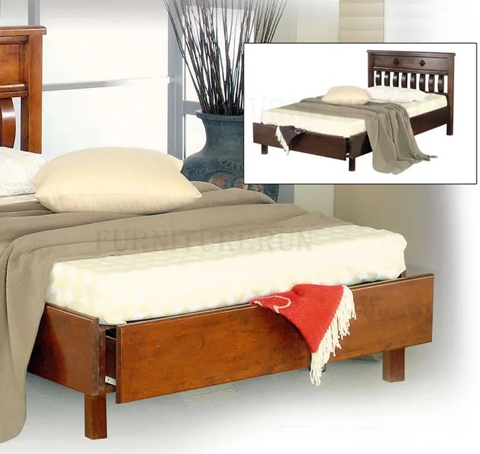Atn9215 Wooden Single Bed With Drawers Rym Furniture