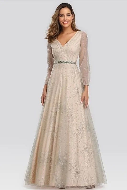 Readystock Elegant Deep V Neck Lantern Long Sleeve Dinner Dress Ladies Room Fashion Malaysia 1st Online Retail Fashion Boutique