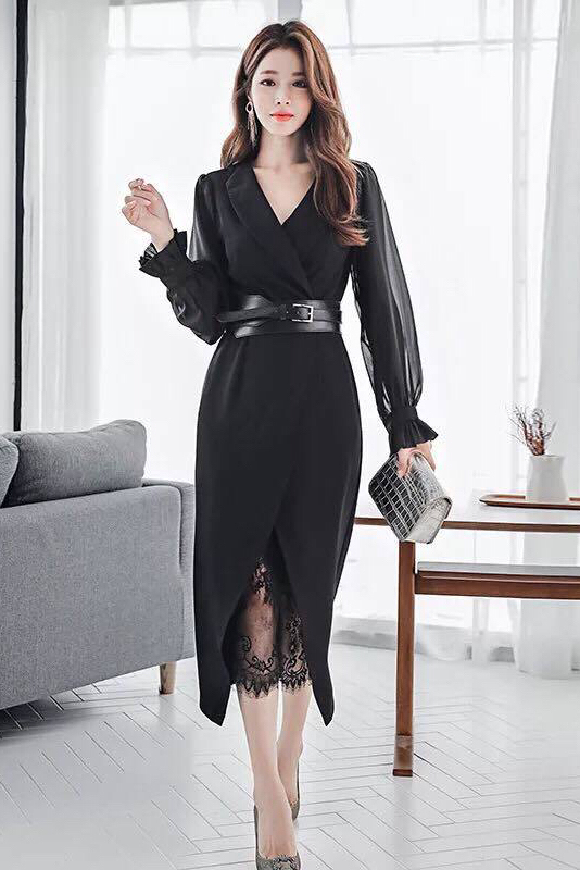 Buy Formal Black Midi Dress Up To 72 Off