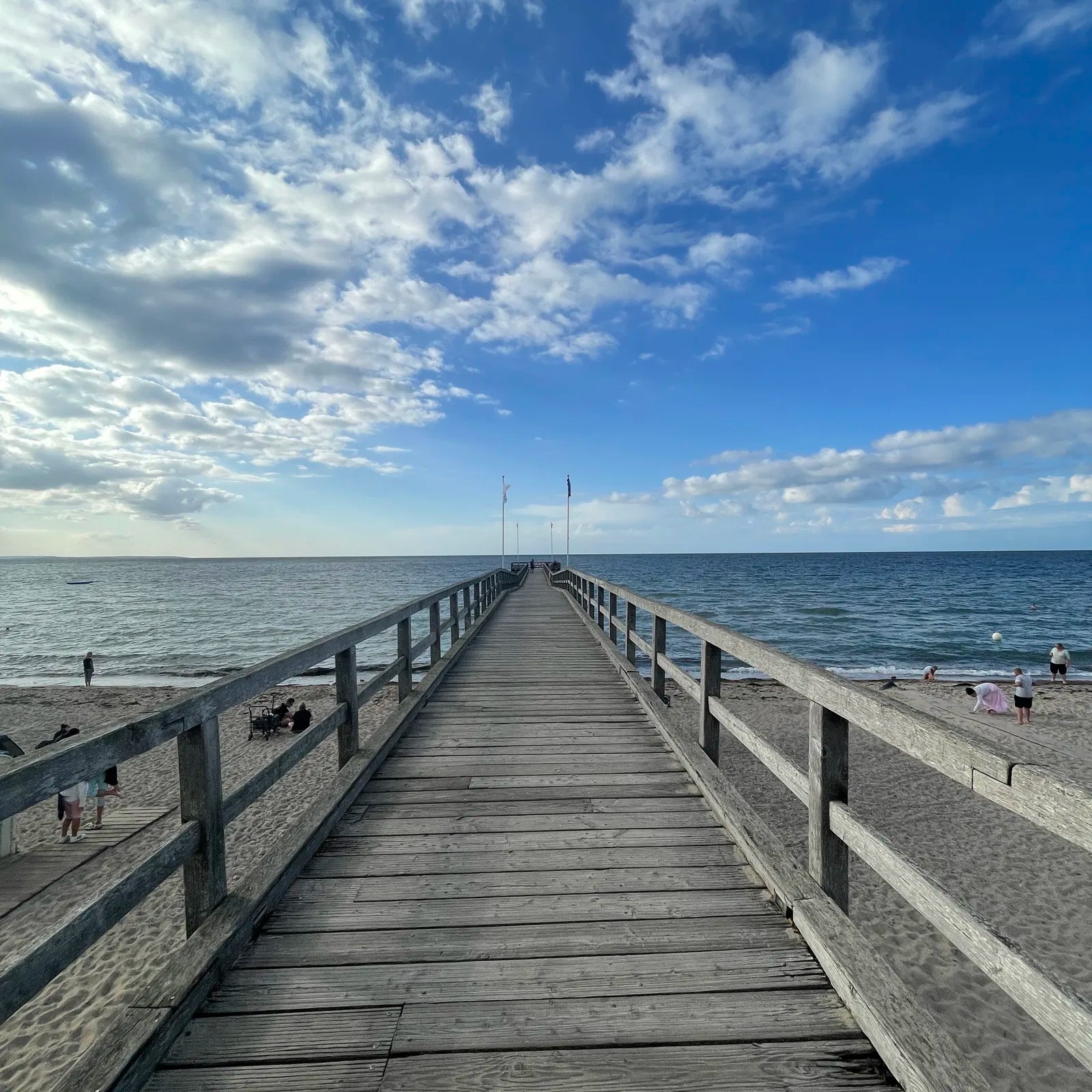 Weißenhäuser strand has 2 beach sections