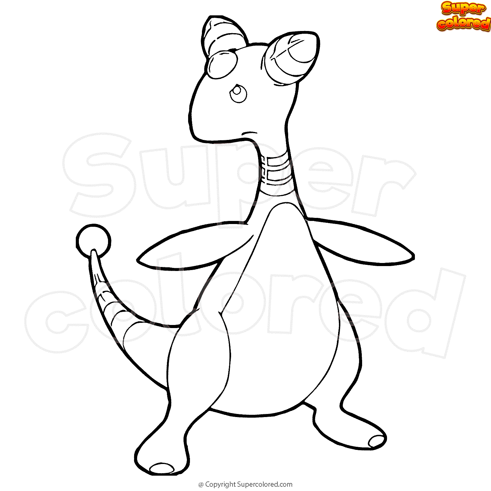 Each printable highlights a word that starts. Ausmalbild Pokemon Ampharos Supercolored Com