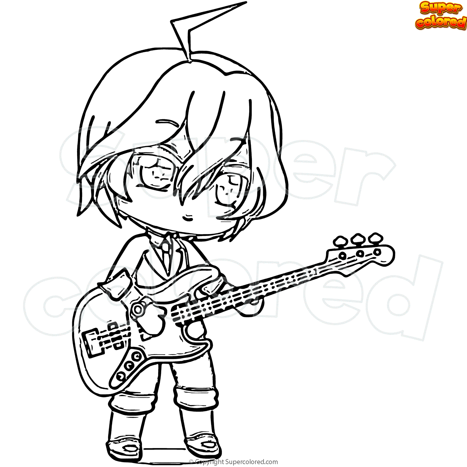 Gacha life ep.12 espy e luca. Disegno da colorare Gacha Life Luca - Supercolored.com