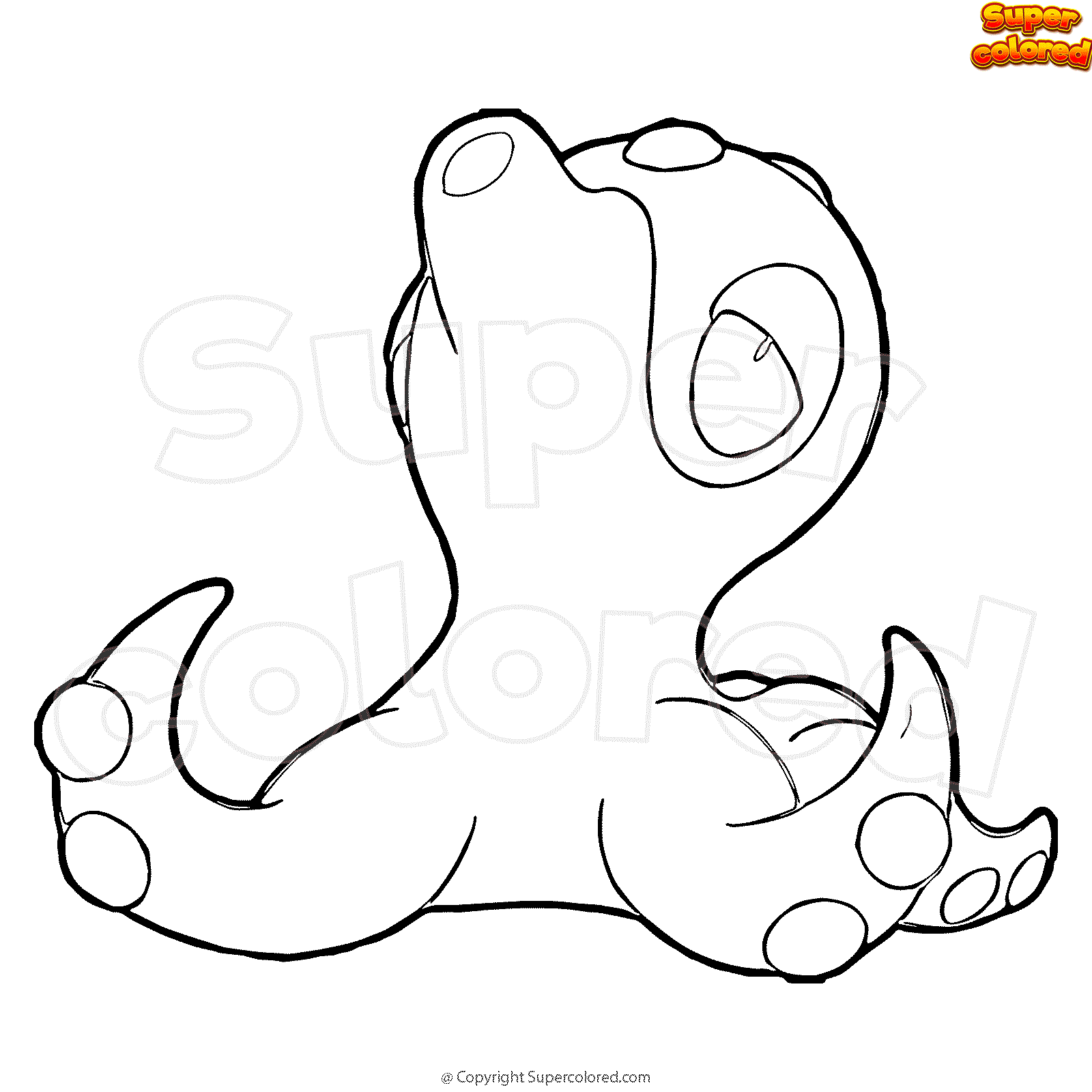 These alphabet coloring sheets will help little ones identify uppercase and lowercase versions of each letter. Coloring Page Pokemon Octillery Supercolored Com