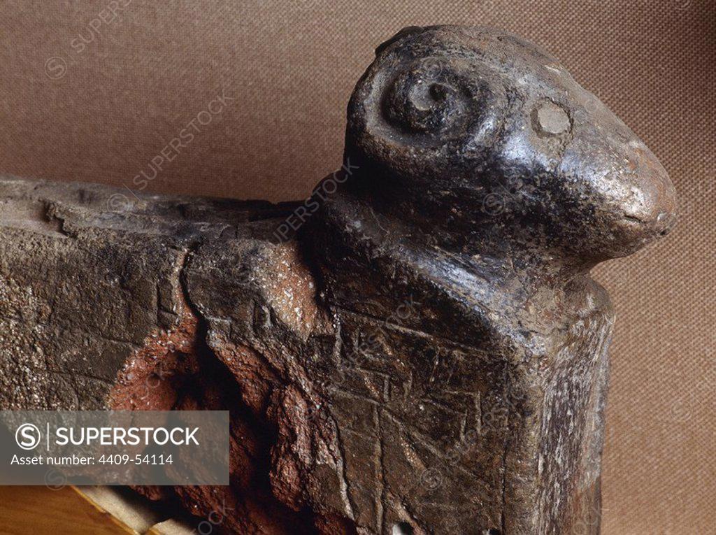 Arte Prehistorico Edad Metales Espana Figurilla De Hierro O Morillo Procedente De Reillo Edad Del Hierro Fechado En El S I A C Museo Arqueologico De Cuenca Castilla La Mancha Stock Photo 4409 54114