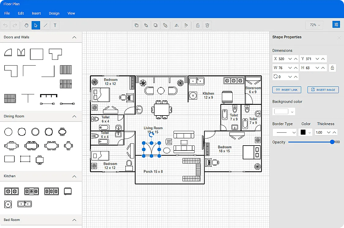 Floor Planner Interactive Angular Showcase Apps Syncfusion
