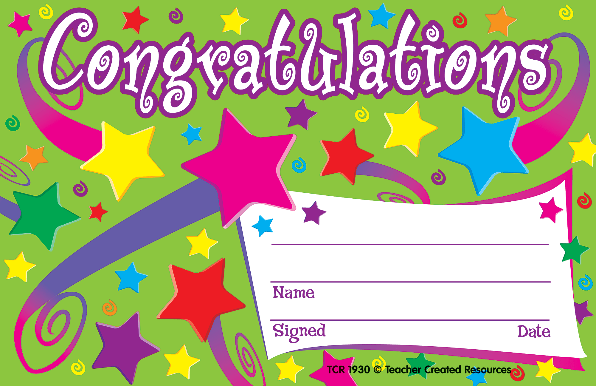 Congratulations awards