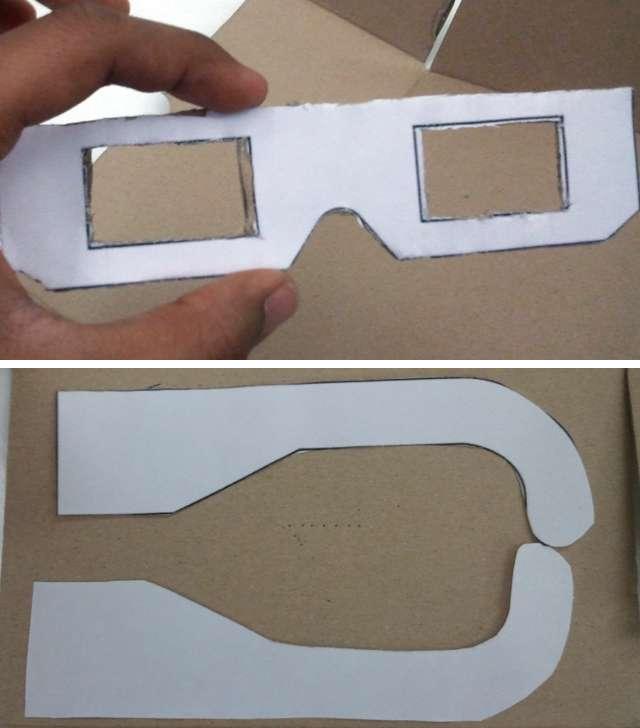 Cut out the sample pattern (including eyeholes) for your 3d glasses and tape . Learn To Create Your Own 3d Glasses At Home Using Paper Laptrinhx