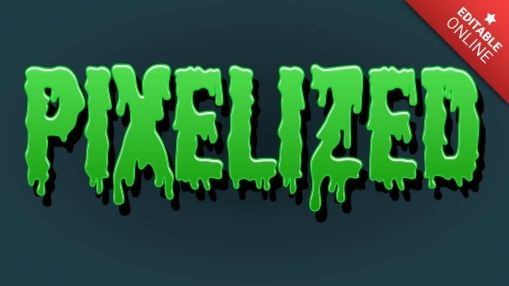 Sofia Game Pixelized Text Effect Generator - Vintage Pattern Collection - HD Quality