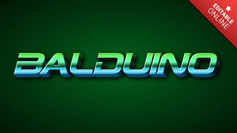 Balduino Minecraft 3d Text Effect Generator - Artistic Mountain Art - Ultra HD