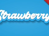 Strawberry Blue 3d Text Effect Generator