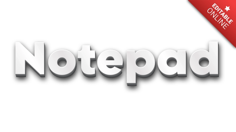 Free Online Notepad Text Effect Generator - High Quality Desktop Abstract Designs | Free Download