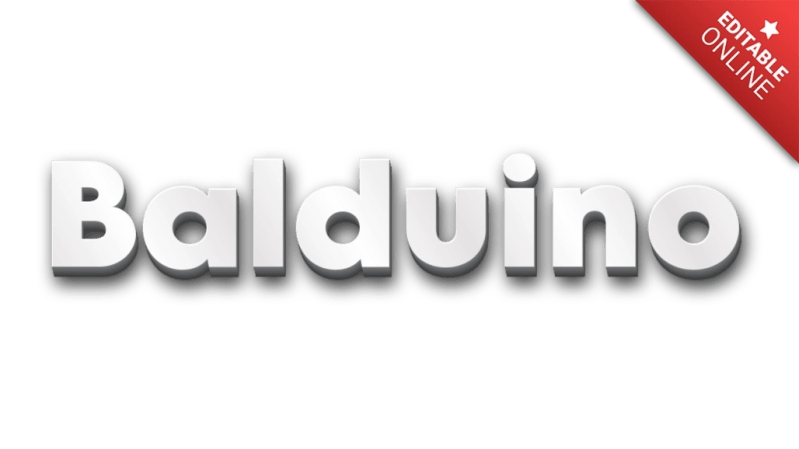 Balduino Custom Snowy 3d Text Effect Generator - Space Photo Collection - Retina Quality