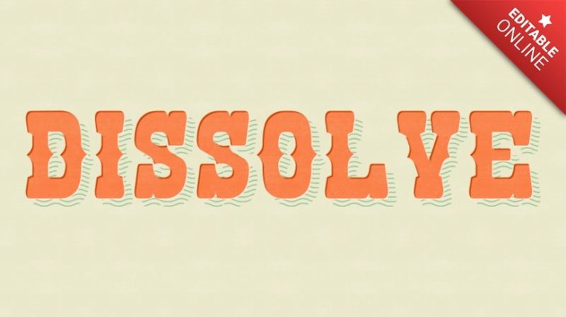 Dissolve Text Effect Font Generator - Download Modern Geometric Texture | Ultra HD