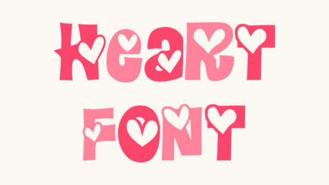 2026 Heart Font Text Effect Generator 2026 