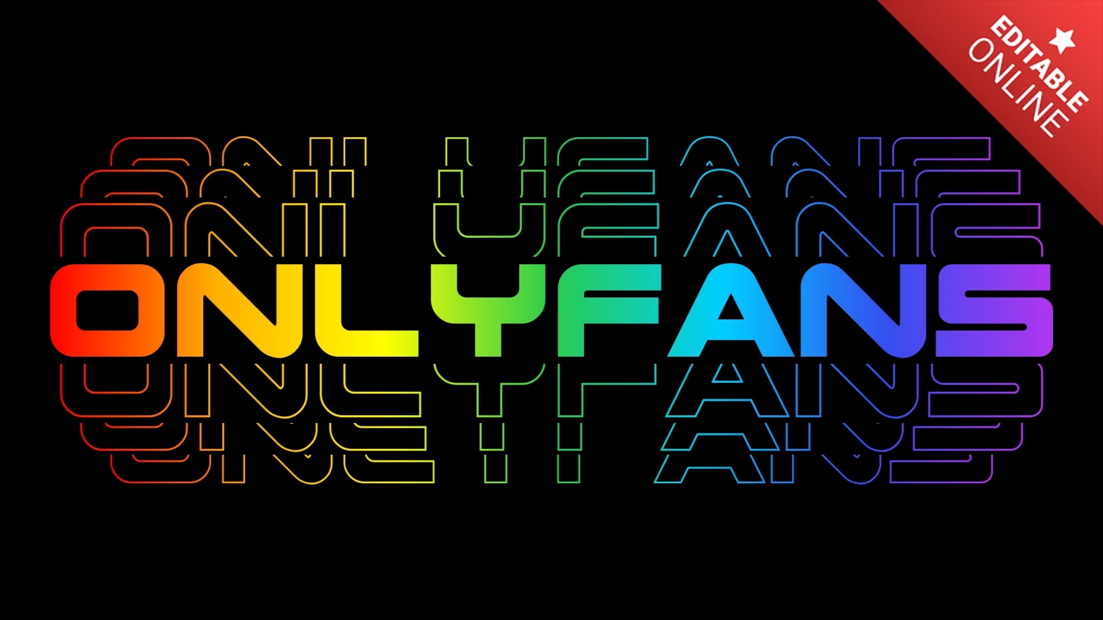 Onlyfans | Stacked | Text Effect Generator
