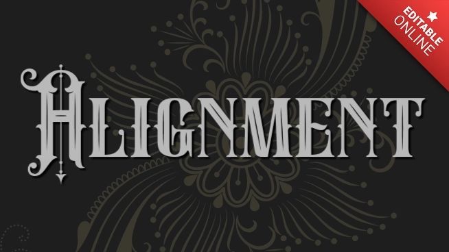 Alignment Text Style Effects Generator - 4K City Wallpapers for Desktop