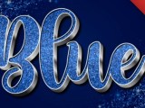 Blue Text Effect Generator