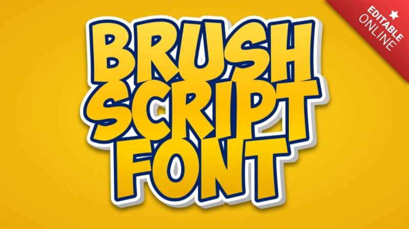 Amazonprime Elegant Brush Script Font Text Effect Generator - Best Landscape Designs in HD