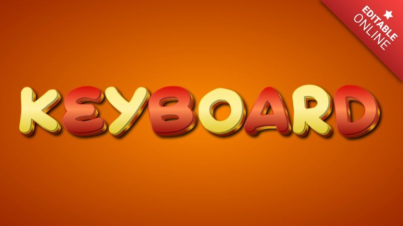 Keyboard Black 3d Text Effect Generator - Best City Patterns in Full HD