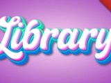 Library Letter 3d Font Text Effect Generator