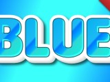 Blue Shiny Font Text Effect Generator