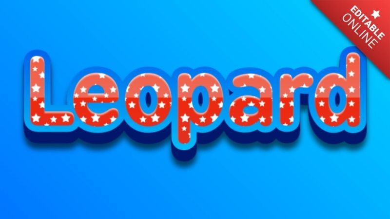 Leopard Best Rated Font Generator Text Effects - Full HD Abstract Backgrounds for Desktop