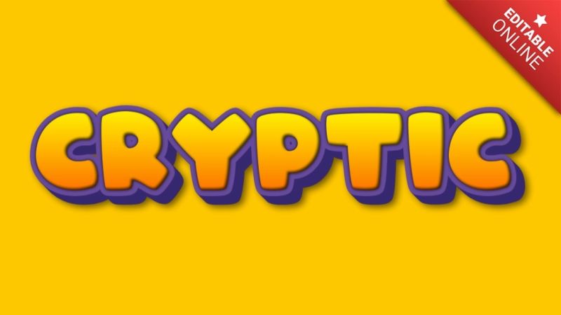 Cryptic Text Style Effects Generator - Premium Sunset Pattern Gallery - 8K