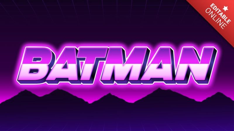 Batman Github Logo Text Effect Generator - Amazing HD Space Designs | Free Download