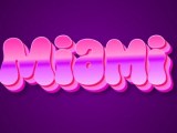 Spotify Miami Purple Text Effect Generator