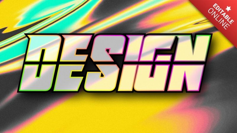 1683 Text Style Effects Generator - Creative Desktop Geometric Backgrounds | Free Download