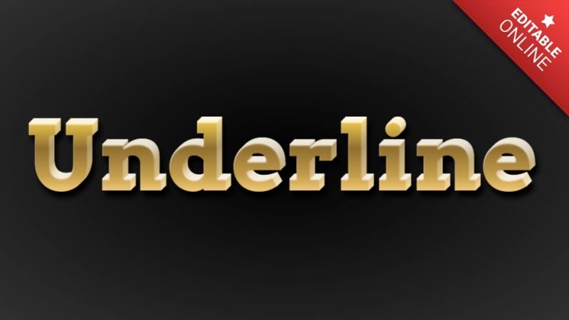 Underline Text Generator Font Generator - Colorful Illustration Collection - HD Quality