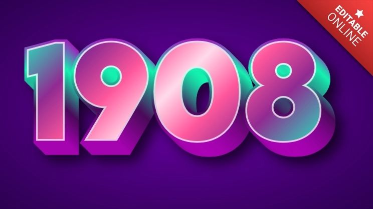 1908 Text Style Effects Generator - Best Light Designs in HD