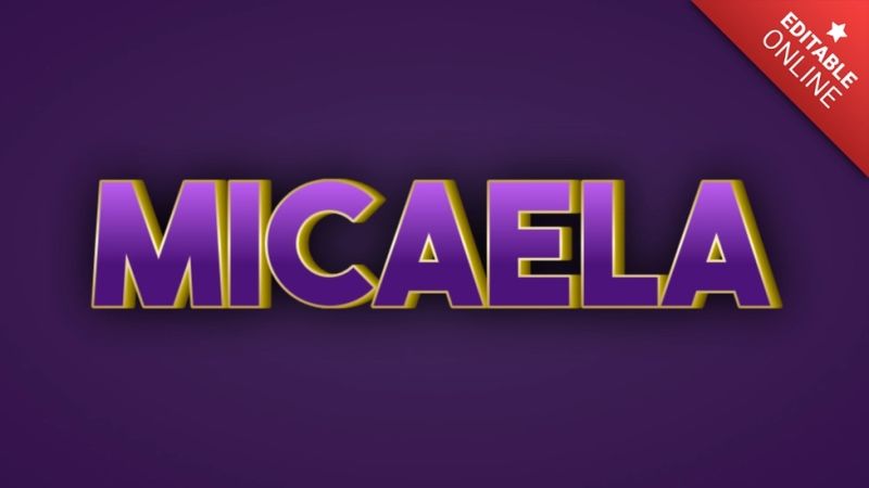 Micaela Bronze Text Effect Generator - City Designs - Beautiful Full HD Collection