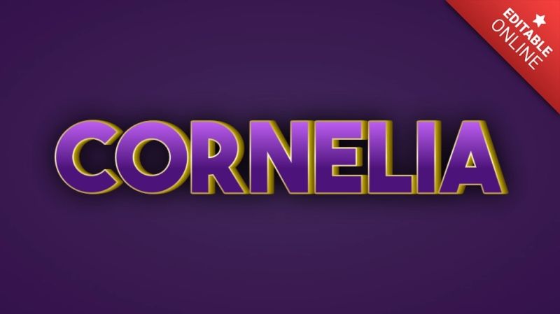 Cornelia Multicolor 3d Text Effect Generator - Download Amazing Geometric Picture | Ultra HD